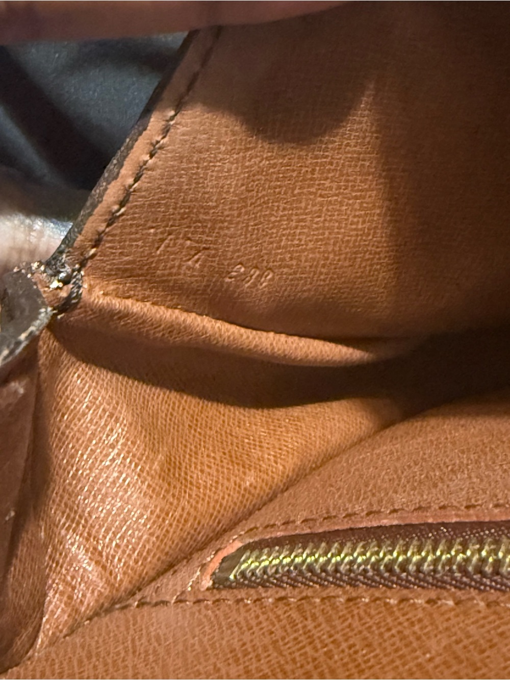 Louis Vuitton Monogram Shoulder Bag in Brown and Tan - Picture 11 of 12